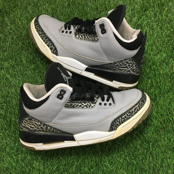 Jordan Other - Air Jordan 3 Retro Wolf Grey Size 8.5